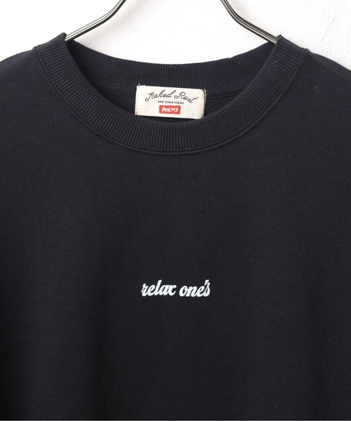 B.I.D.(ビーアイディー)の「《バックフラワー刺繍》長袖クルーネックスウェット(スウェット・レディース・オリーブ/ホワイト/ブラック・LARGE/MEDIUM)」の7枚目の写真