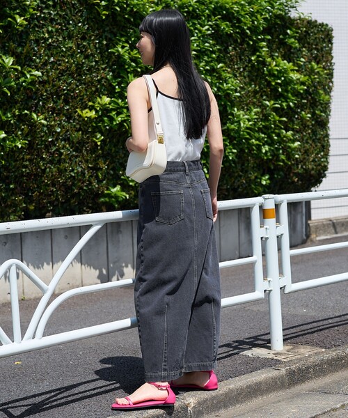 FREAK'S STORE（フリークスストア）の「カーヴィーデニムスカート/デニム ロングスカート（デニムスカート・レディース・ブルー/ブラック/サックスブルー/ネイビー/ターコイズブルー/その他9・SMALL/MEDIUM）」の21枚目の写真