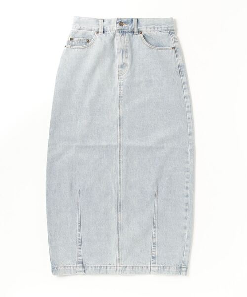 FREAK'S STORE（フリークスストア）の「カーヴィーデニムスカート/デニム ロングスカート（デニムスカート・レディース・ブルー/ブラック/サックスブルー/ネイビー/ターコイズブルー/その他9・SMALL/MEDIUM）」の8枚目の写真