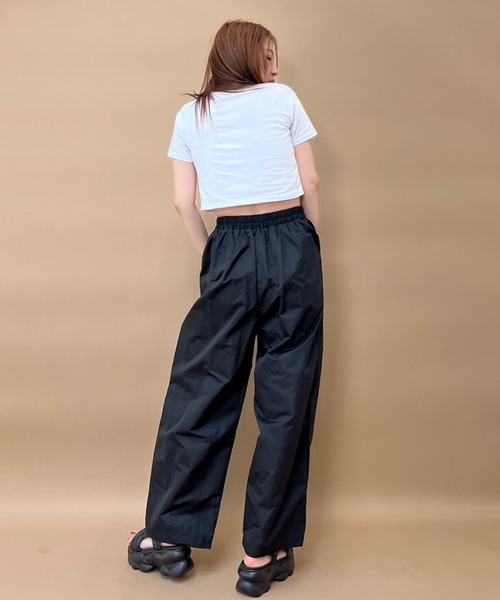 y/m（イム）の「T/Nタフタタックパンツ（その他パンツ・レディース・ブラック/アイボリー・FREE）」の9枚目の写真