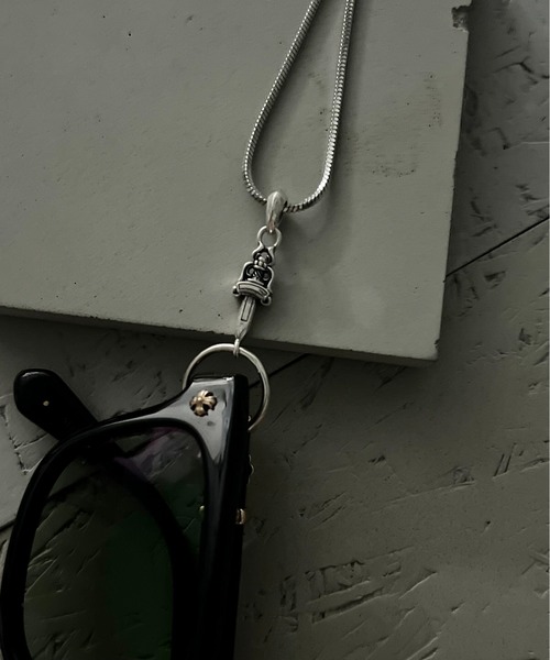 ネックレス 「blatto 925silver」925シルバートップ　プレート　ネックレス　 bla-necklace-f013 メンズ レディース blatto（ブラット）の「blatto 925silver925シルバートップ パール