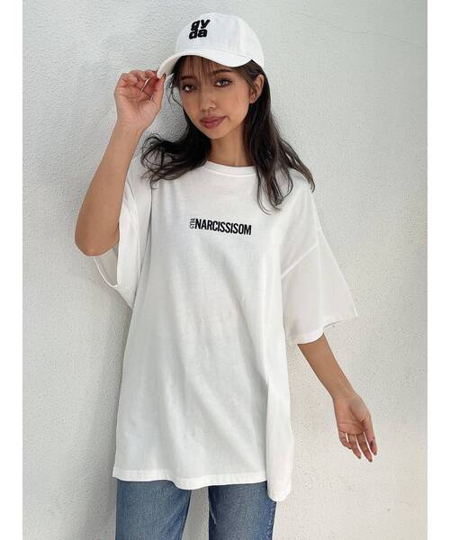 GYDA（ジェイダ）の「GYDA-LMATIAN BIGTシャツ（Tシャツ/カットソー・レディース・オフホワイト/イエロー/ブラック・FREE）」の13枚目の写真