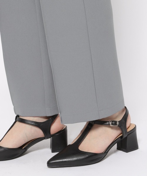 mysty woman（ミスティウーマン）の「［追加2］ピンタックフレアパンツ 109957（その他パンツ・レディース・ブルー系その他/カーキ/ライトベージュ/ブラック・FREE）」の16枚目の写真