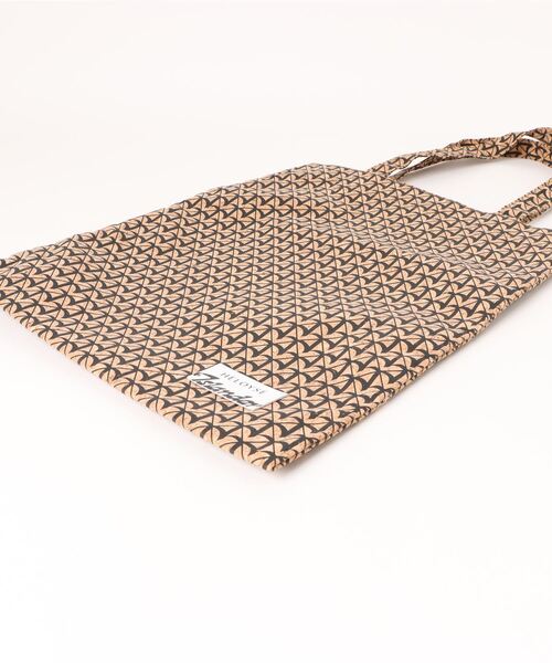 HELOYSE(エロイーズ)の「【HELOYSE/エロイーズ】 CORK FLAT TOTE(トートバッグ・レディース・ブラック/ホワイト・FREE)」の4枚目の写真