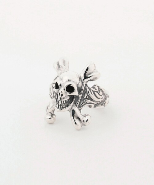BILL WALL LEATHER(ビルウォールレザー)の「【EXCLUSIVE】Crossbones & Skull Ring(リング・メンズ・その他・US-9h/US-7h/US-8/US-8h/US-9/US-10/US-10h/US-11)」の6枚目の写真