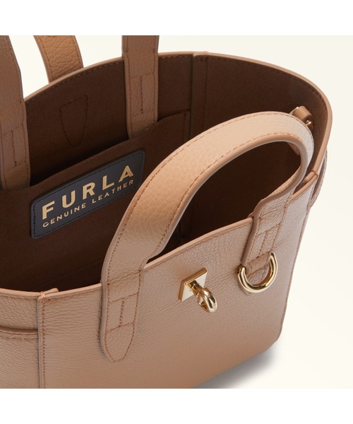FURLA（フルラ）の「※使用禁止※FURLA NET MINI TOTE（トートバッグ・レディース・グレイッシュベージュ・ONE SIZE）」の5枚目の写真
