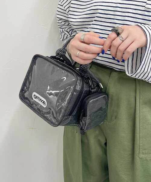 【OUTDOOR PRODUCTS/アウトドアプロダクツ】タイベック×PVCボックスショルダーバッグ