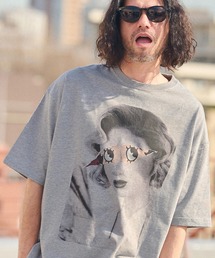 CAMBIO | mt8934- ビッグシルエットプリントTシャツ（It's All Make Believe）(Tシャツ/カットソー)