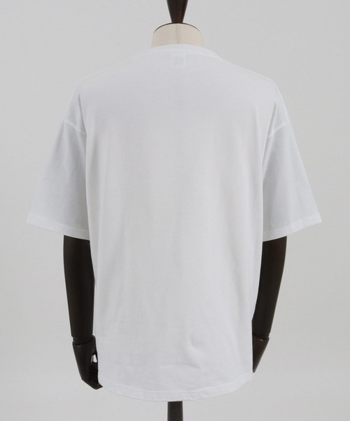 CAMBIO（カンビオ）の「mt8934- ビッグシルエットプリントTシャツ（It's All Make Believe）（Tシャツ/カットソー・メンズ・ホワイト/グレー/ピンク・S/M/L/XL）」の22枚目の写真