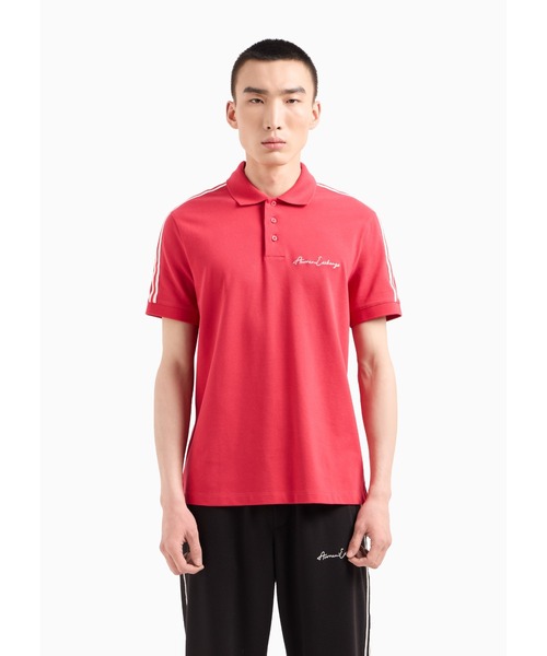 ARMANI EXCHANGE(アルマーニエクスチェンジ)の「【A|X アルマーニ エクスチェンジ】シグネチャーロゴ 半袖ポロシャツ/REGULAR(ポロシャツ・メンズ・ホワイト/ブラック/レッド・LARGE/SMALL/X-LARGE/XX-LARGE/MEDIUM/X-SMALL)」の3枚目の写真