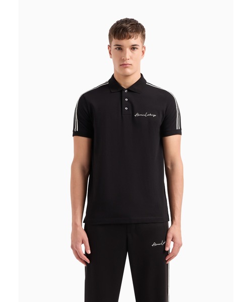 ARMANI EXCHANGE(アルマーニエクスチェンジ)の「【A|X アルマーニ エクスチェンジ】シグネチャーロゴ 半袖ポロシャツ/REGULAR(ポロシャツ・メンズ・ホワイト/ブラック/レッド・LARGE/SMALL/X-LARGE/XX-LARGE/MEDIUM/X-SMALL)」の7枚目の写真