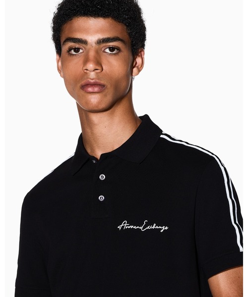 ARMANI EXCHANGE(アルマーニエクスチェンジ)の「【A|X アルマーニ エクスチェンジ】シグネチャーロゴ 半袖ポロシャツ/REGULAR(ポロシャツ・メンズ・ホワイト/ブラック/レッド・LARGE/SMALL/X-LARGE/XX-LARGE/MEDIUM/X-SMALL)」の9枚目の写真