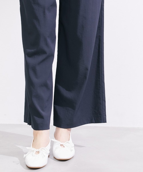 ROPE' PICNIC(ロペピクニック)の「新色追加/レーヨンナイロンイージーワイドパンツ(その他パンツ・レディース・ブルー/オフホワイト/ブラウン/ネイビー/チャコールグレー・36/40/38)」の13枚目の写真