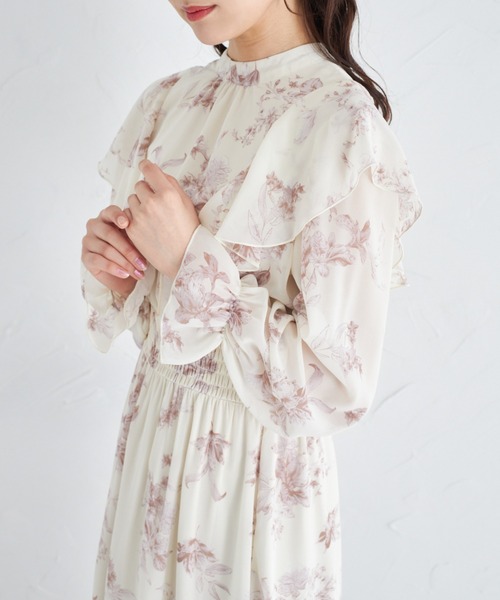 tocco closet（トッコ クローゼット）の「後ろリボン付きラッフル 