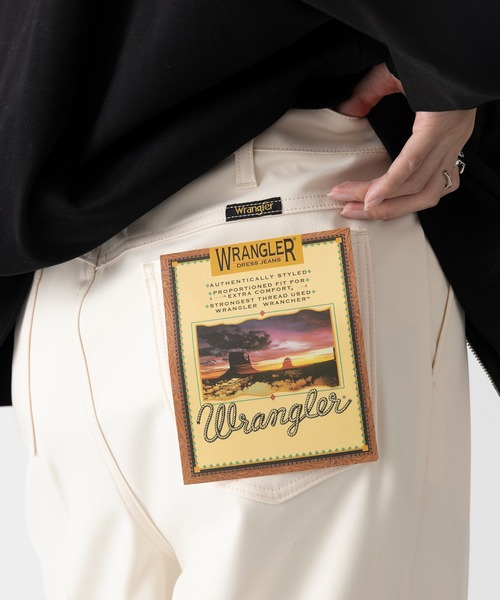 Wrangler（ラングラー）の「【Wrangler】Wrancher Wide ランチャーワイドフレアスラックス（スラックス・メンズ・グレー/ブラック/アイボリー/ブラウン/ベージュ・S/M/L）」の14枚目の写真