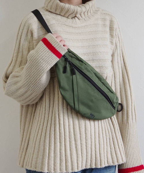 MEI（メイ）の「MEI/メイ ショルダーバッグ ウエストポーチ【233001】（ボディバッグ/ウエストポーチ・レディース・グレー/ブラック/パープル/ベージュ/カーキ・FREE）」の15枚目の写真