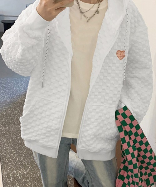 Miniministore(ミニミニストア)の「ジップパーカー レディース 長袖(パーカー・レディース・グレー/ブラック/ホワイト・FREE)」の12枚目の写真