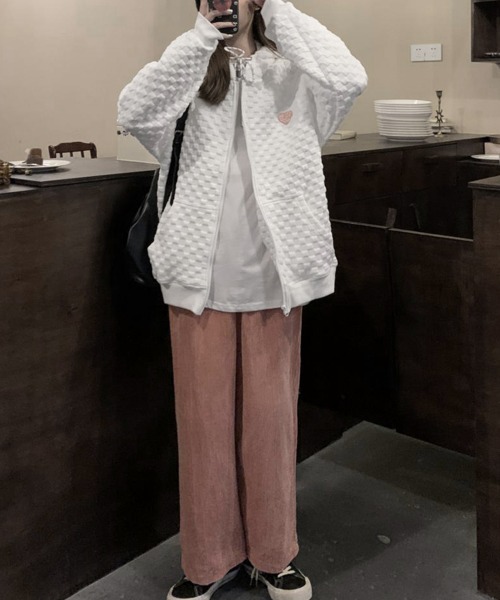 Miniministore(ミニミニストア)の「ジップパーカー レディース 長袖(パーカー・レディース・グレー/ブラック/ホワイト・FREE)」の13枚目の写真