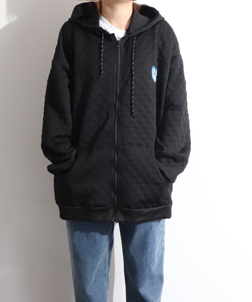 Miniministore(ミニミニストア)の「ジップパーカー レディース 長袖(パーカー・レディース・グレー/ブラック/ホワイト・FREE)」の14枚目の写真