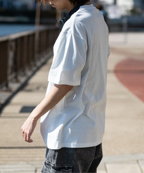 JOHN'S CLOSET（ジョンズクローゼット）の「【13】フロントフラワー BIGTシャツ（Tシャツ/カットソー・メンズ・ブラック/ホワイト/ホワイト系その他・MEDIUM/LARGE）」の20枚目の写真