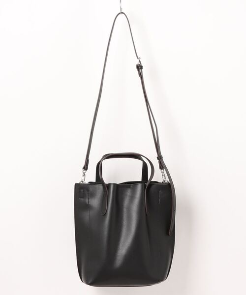 Legato Largo(レガートラルゴ)の「Legato Largo / かるいかばん 縦型2WAYトート / LG-P0117(トートバッグ・レディース・ブラック/アイボリー/オリーブ/ライトブルー/ベージュ/ラベンダー/イエロー/キャメル/ベージュ系その他・ONESIZE)」の22枚目の写真