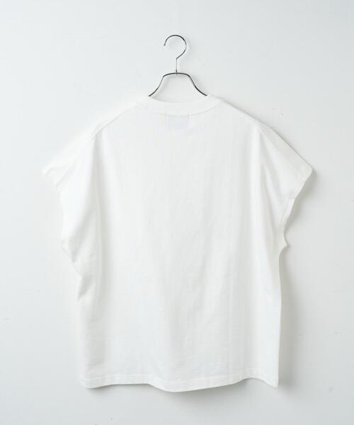 WEGO(ウィゴー)の「WEGO/ドルマンノースリーブT(Tシャツ/カットソー・メンズ・ホワイト/ブラック系その他・MEDIUM/LARGE)」の5枚目の写真