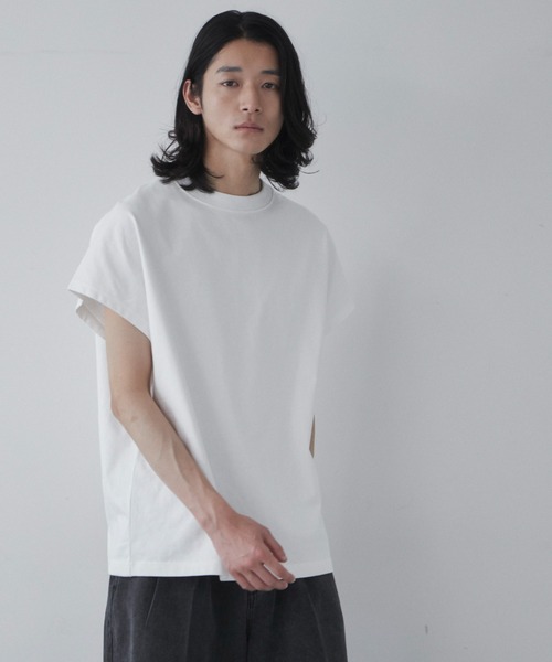 WEGO(ウィゴー)の「WEGO/ドルマンノースリーブT(Tシャツ/カットソー・メンズ・ホワイト/ブラック系その他・MEDIUM/LARGE)」の22枚目の写真