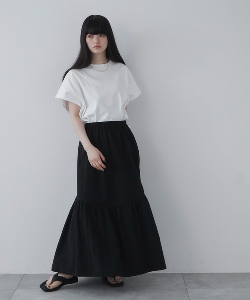 WEGO(ウィゴー)の「WEGO/ドルマンノースリーブT(Tシャツ/カットソー・メンズ・ホワイト/ブラック系その他・MEDIUM/LARGE)」の13枚目の写真