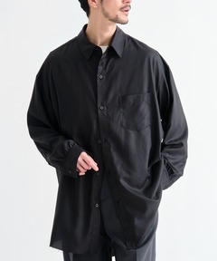 TOMOCO UNABARA × ETRE TOKYO】デザインカフスシャンタンシャツ