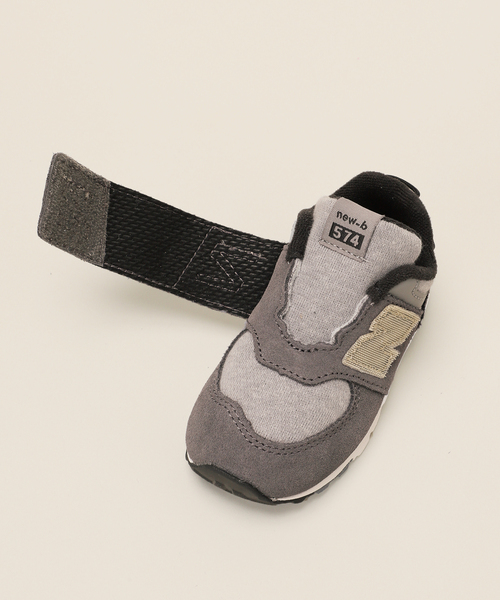 NEW BALANCE（ニューバランス）の「NEW BALANCE/ニューバランス NW574 baby(13-16cm)（ベビーシューズ/ベビーソックス・キッズ・チャコールグレー/グレー・13/14/15 /16）」の12枚目の写真