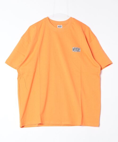 JOHN'S CLOSET（ジョンズクローゼット）の「【40I】バックロゴプリント オーバーサイズ Tシャツ（Tシャツ/カットソー・メンズ・ホワイト系1/ホワイト系2/ブラック系1/グレー系1/ブラック系2/ベージュ系1/グリーン系1/ピンク系1/オレンジ系1/オレンジ系2/ブルー系1/ベージュ系2/ライトグリーン系1/ブラック系3/ホワイト系4/ホワイト系5/ホワイト系3・MEDIUM/LARGE/X-LARGE）」の17枚目の写真