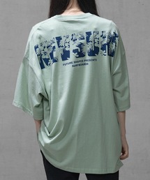 【40I】バックロゴプリント オーバーサイズ Tシャツ