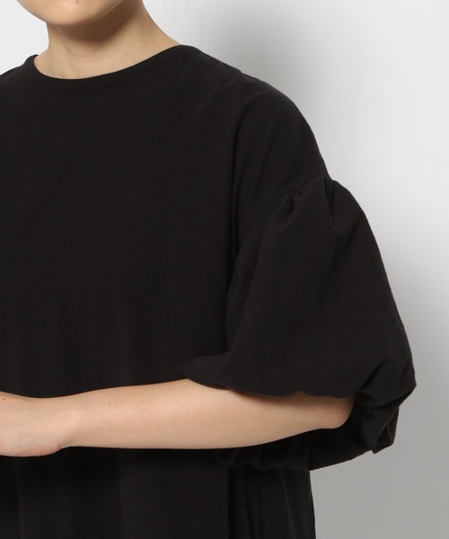 LOWRYS FARM（ローリーズファーム）の「ソデバルーンリボンワンピース103837（ワンピース・レディース・オレンジ/ブルー/アイボリー/ブラック・FREE）」の21枚目の写真