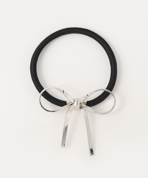 BEAUTY&YOUTH UNITED ARROWS（ビューティーアンドユースユナイテッドアローズ）の「【WEB限定】メタル リボン ヘアゴム（ヘアゴム・レディース・ゴールド/シルバー・FREE）」の2枚目の写真