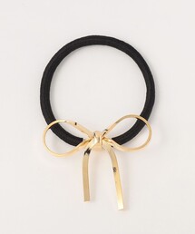 【WEB限定】メタル リボン ヘアゴム