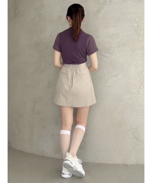 dazzlin(ダズリン)の「エコファースリーブカラーニットトップス(ニット/セーター・レディース・グレー/アイボリー/パープル・FREE)」の11枚目の写真