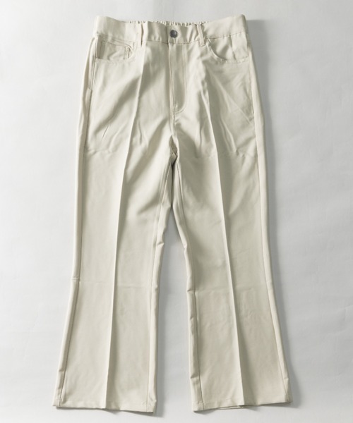 NYLAUS（ナイラス）の「T/R ストレッチ センタープレス 5ポケット フレアスラックスパンツ（スラックス・メンズ・ブラック/ブラウン/チャコール/ダークグリーン/グレー/ベージュ・LL/M/L/S）」の5枚目の写真