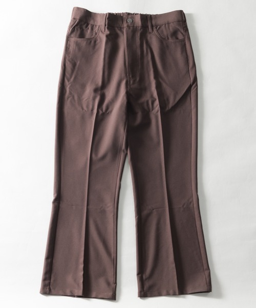 NYLAUS（ナイラス）の「T/R ストレッチ センタープレス 5ポケット フレアスラックスパンツ（スラックス・メンズ・ブラック/ブラウン/チャコール/ダークグリーン/グレー/ベージュ・LL/M/L/S）」の4枚目の写真