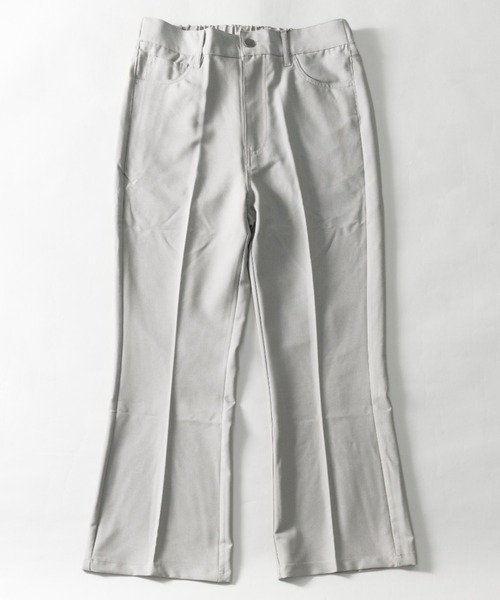 NYLAUS（ナイラス）の「T/R ストレッチ センタープレス 5ポケット フレアスラックスパンツ（スラックス・メンズ・ブラック/ブラウン/チャコール/ダークグリーン/グレー/ベージュ・LL/M/L/S）」の2枚目の写真