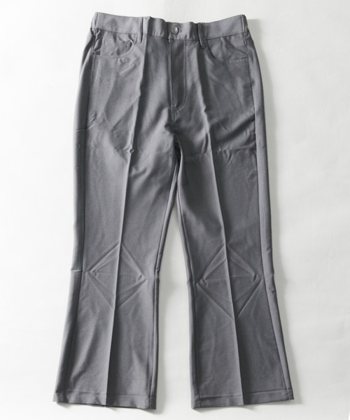 NYLAUS（ナイラス）の「T/R ストレッチ センタープレス 5ポケット フレアスラックスパンツ（スラックス・メンズ・ブラック/ブラウン/チャコール/ダークグリーン/グレー/ベージュ・LL/M/L/S）」の3枚目の写真