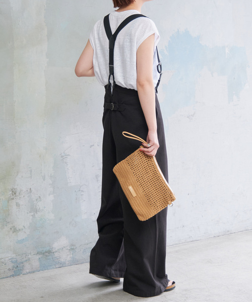 GIANNI CHIARINI（ジャンニ キアリーニ）の「GIANNI CHIARINI / ジャン二キャリー二 VICTRIA BS10795-SMCRH241（クラッチバッグ・レディース・ブラック/キャメル・FREE）」の15枚目の写真