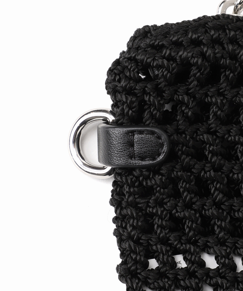 GIANNI CHIARINI（ジャンニ キアリーニ）の「GIANNI CHIARINI / ジャン二キャリー二 VICTRIA BS10795-SMCRH241（クラッチバッグ・レディース・ブラック/キャメル・FREE）」の8枚目の写真