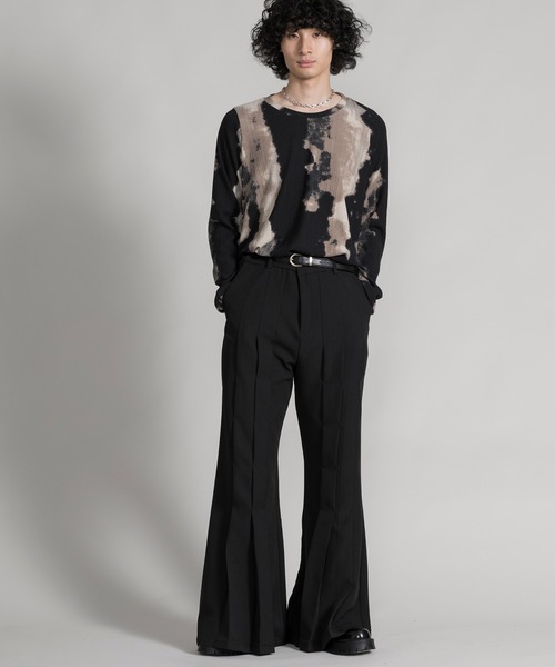 aimoha（アイモハ）の「【aimoha neo】SLEEK PLEATED TROUSERS（スラックス・メンズ・ブラック・MEDIUM/LARGE/X-LARGE）」の3枚目の写真