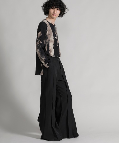 aimoha（アイモハ）の「【aimoha neo】SLEEK PLEATED TROUSERS（スラックス・メンズ・ブラック・MEDIUM/LARGE/X-LARGE）」の5枚目の写真