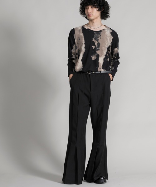 aimoha（アイモハ）の「【aimoha neo】SLEEK PLEATED TROUSERS（スラックス・メンズ・ブラック・MEDIUM/LARGE/X-LARGE）」の6枚目の写真