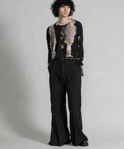 aimoha（アイモハ）の「【aimoha neo】SLEEK PLEATED TROUSERS（スラックス・メンズ・ブラック・MEDIUM/LARGE/X-LARGE）」の8枚目の写真
