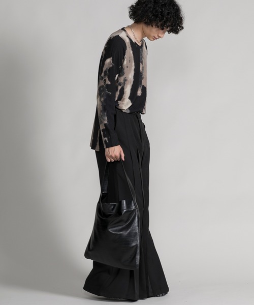 aimoha（アイモハ）の「【aimoha neo】SLEEK PLEATED TROUSERS（スラックス・メンズ・ブラック・MEDIUM/LARGE/X-LARGE）」の12枚目の写真