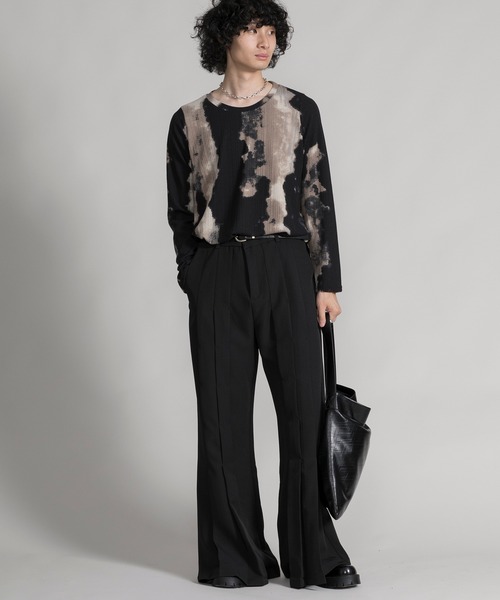 aimoha（アイモハ）の「【aimoha neo】SLEEK PLEATED TROUSERS（スラックス・メンズ・ブラック・MEDIUM/LARGE/X-LARGE）」の15枚目の写真