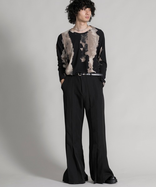 aimoha（アイモハ）の「【aimoha neo】SLEEK PLEATED TROUSERS（スラックス・メンズ・ブラック・MEDIUM/LARGE/X-LARGE）」の16枚目の写真