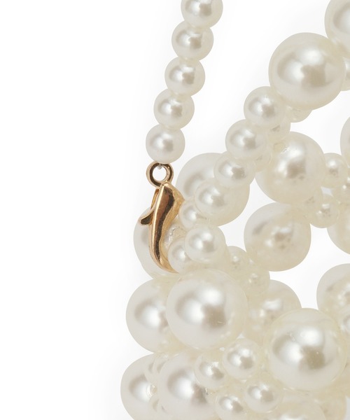 ROPE' PICNIC(ロペピクニック)の「巾着付きビッグパールショルダー&ハンドミニバッグ(ショルダーバッグ・レディース・キナリ・FREE)」の7枚目の写真